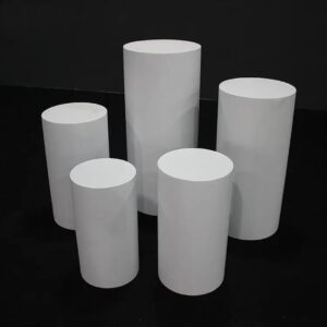 White Cylinder Plinth