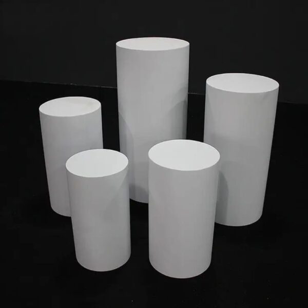 White Cylinder Plinth